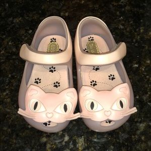 Mini Melissa cat shoes